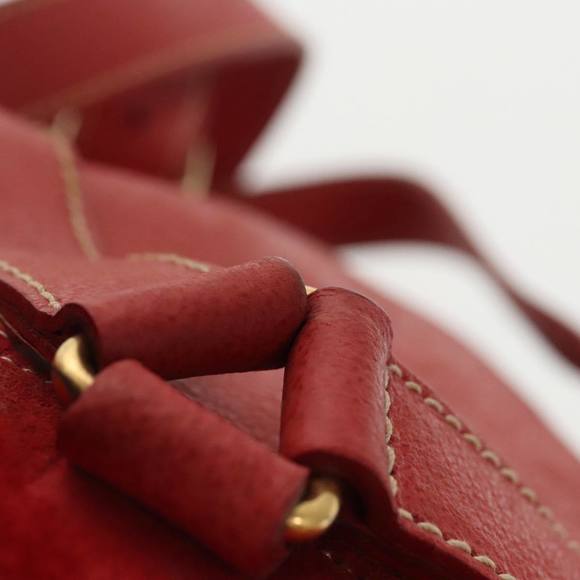 GUCCI Bamboo Backpack Suede Red Gold 003 58 0030 Auth bs19461 - Picture 16 of 16